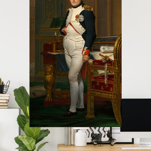 De keizer Napoleon in zijn studie op de Tuileries Poster (Thuiskantoor)