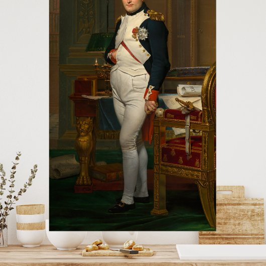De keizer Napoleon in zijn studie op de Tuileries Poster (Keuken)