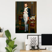 De keizer Napoleon in zijn studie op de Tuileries Poster (Thuiskantoor)