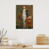 De keizer Napoleon in zijn studie op de Tuileries Poster (Keuken)