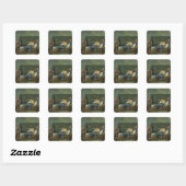 De keizer Severus die zijn zoon berispt Vierkante Sticker (Vel)