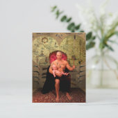 De keizer Tarot-kaart Briefkaart (Staand voorkant)