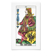 De keizer Tarot-Kaart Foto Afdruk (Voorkant)