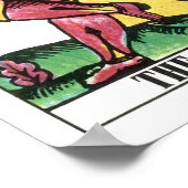 De keizer Tarot-Kaart Poster (Hoek)