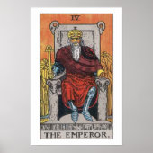 De keizer Tarot Kaart Poster (Voorkant)