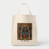 DE KEIZER - TAROT KAART TOTE BAG (Voorkant)