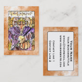 De keizer Tarot-kaart Visitekaartje (Voorkant / Achterkant)