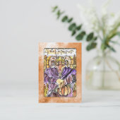 De keizer Tarot-kaart Visitekaartje (Staand voorkant)