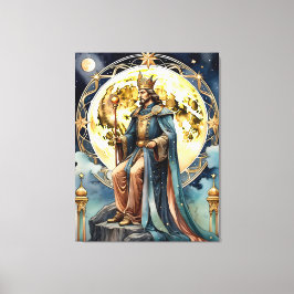 De Keizer - Tarot Magic Painting Canvas Afdruk