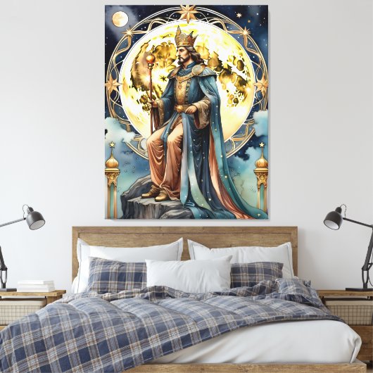 De Keizer - Tarot Magic Painting Canvas Afdruk (Insitu (Slaapkamer))