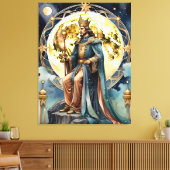 De Keizer - Tarot Magic Painting Canvas Afdruk (Insitu (Woonkamer))