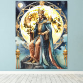De Keizer - Tarot Magic Painting Canvas Afdruk (Insitu (Houten vloer))