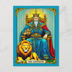 De Keizer Tarotkaart Kunst Briefkaart