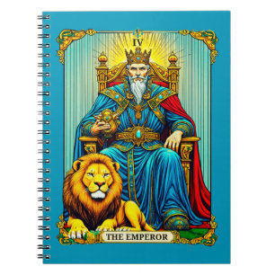 De Keizer Tarotkaart Kunst Notitieboek