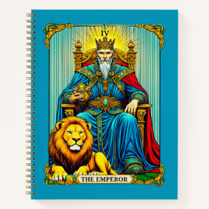 De Keizer Tarotkaart Kunst Notitieboek