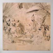 De keizer Timur op zijn troon Poster (Voorkant)