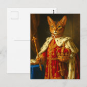 De keizer van een zonnestraal | Napoleon Cat Briefkaart (Voorkant / Achterkant)