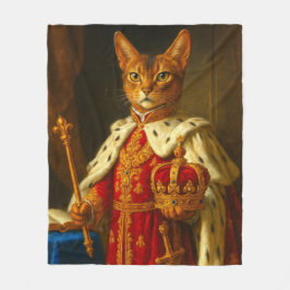 De keizer van een zonnestraal | Napoleon Cat Fleece Deken