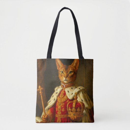 De keizer van een zonnestraal | Napoleon Cat Tote Bag (Voorkant)