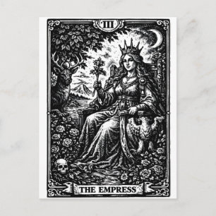 De keizerin — BurnsInHell Tarot III Briefkaart