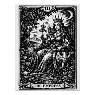 De Keizerin — BurnsInHell Tarot III Perfect Poster