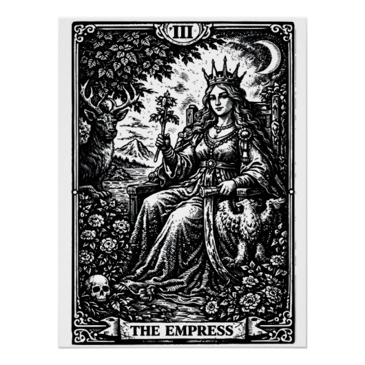 De Keizerin — BurnsInHell Tarot III Perfect Poster (Voorkant)
