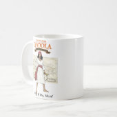 De keizerin Iyadola brengt het op, ma Koffiemok (Voorkant links)