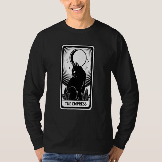 De Keizerin Kat Tarot T-shirt (Voorkant)