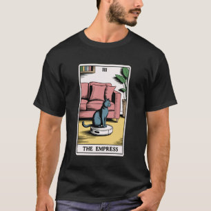 De keizerin robot stofzuiger kat grappige tarot C T-shirt