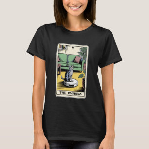 De Keizerin Robot Stofzuiger Kat Grappige Tarot C T-shirt