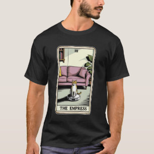 De Keizerin Robot Stofzuiger Kat Grappige Tarot C T-shirt