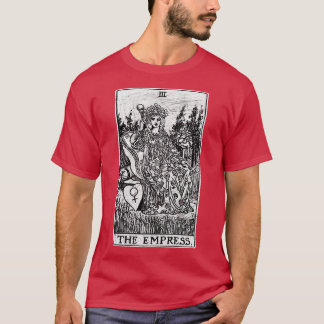 De keizerin tarot de grote arcana fortuin vertelle t-shirt