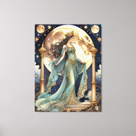 De Keizerin Tarot Magic Painting Canvas Afdruk