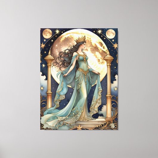 De Keizerin Tarot Magic Painting Canvas Afdruk (Voorkant)