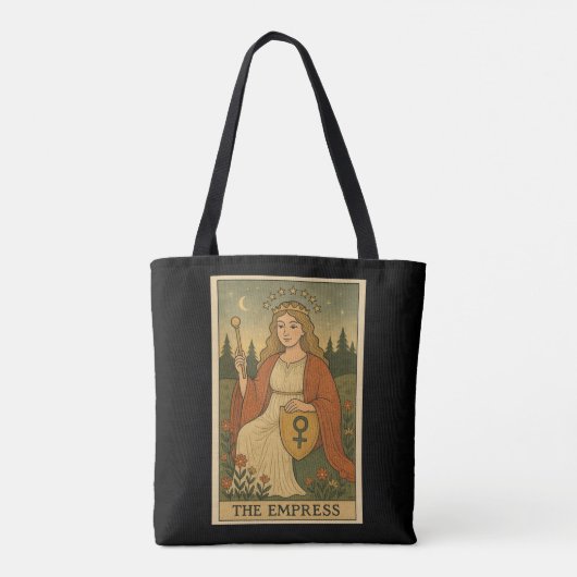 De Keizerin Tarot Unisex Tote Bag (Achterkant)
