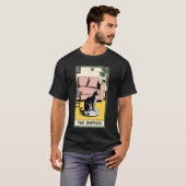 De Keizerin Tarotkaart Kat Robot Stofzuiger Ca T-shirt (Voorkant volledig)