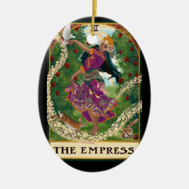 De Keizerin Tarotkaart Keramisch Ornament