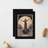 De keizerin tarotkaart notitiekaartje (Voorkant / Achterkant in situ)