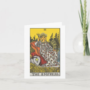 De keizerin tarotkaart - Rider Waite Smith tarot Kaart