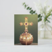 De keizerlijke orb van de Heilige Romeinse keizer Briefkaart (Staand voorkant)
