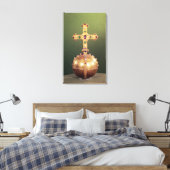 De keizerlijke orb van de Heilige Romeinse keizer Canvas Afdruk (Insitu (Slaapkamer))