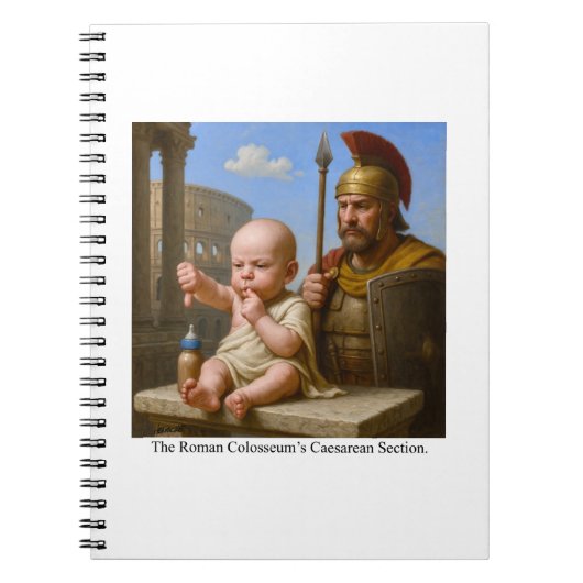 De keizersnede van het Romeinse Colosseum Notitieboek (Voorkant)