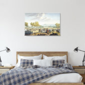 De keizerswacht in aanwezigheid van canvas afdruk (Insitu (Slaapkamer))