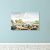 De keizerswacht in aanwezigheid van canvas afdruk (Insitu (Houten vloer))