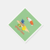 de kekel-buisscène in ruste, servet (Hoek)