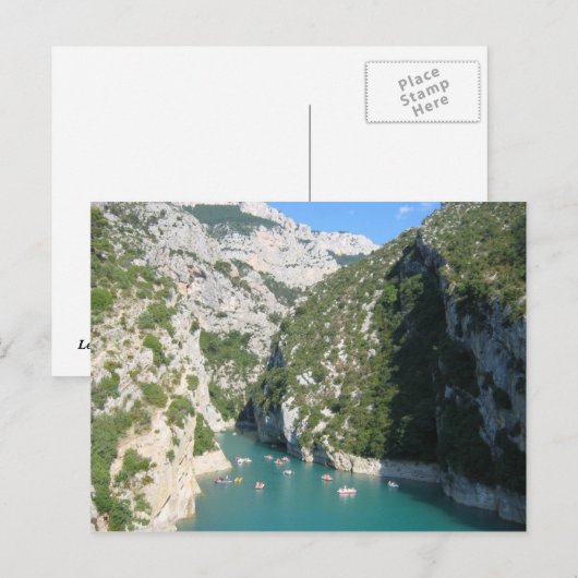 De kelen van Verdon - Briefkaart (Voorkant / Achterkant)