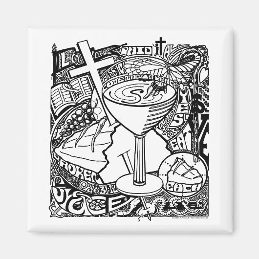 'De kelk' Magneet (Voorkant)