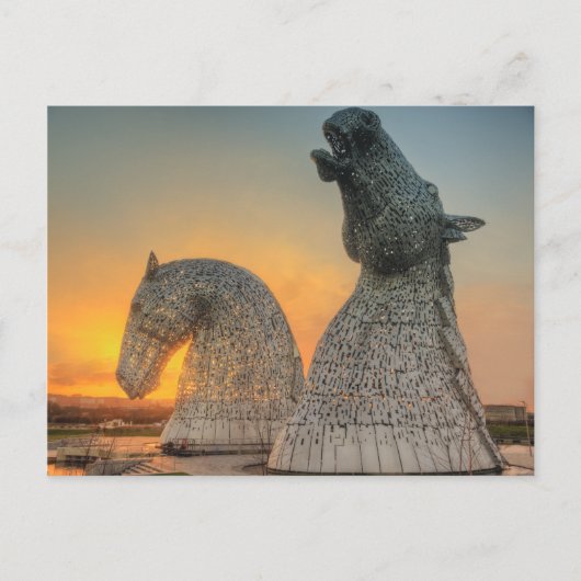 De Kelpies Briefkaart (Voorkant)