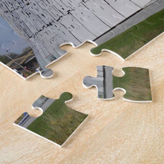 De Kelpies, de Helix, de Falkirk-puzzel Legpuzzel (Zijkant)