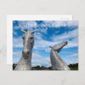 De Kelpies, Falkirk Briefkaart (Voorkant / Achterkant)